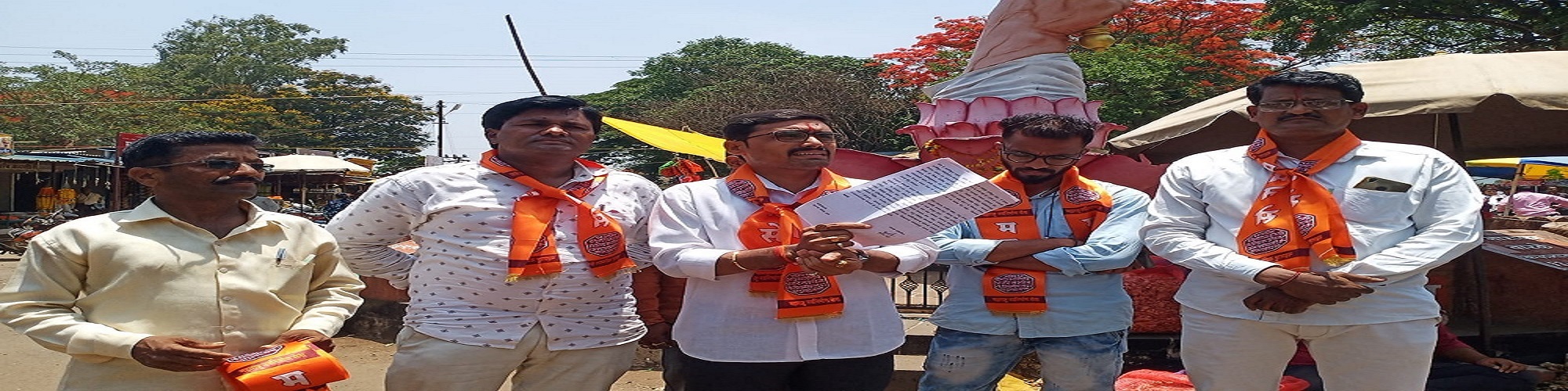 भोंग्या संदर्भात भुदरगड तालुक्यांमध्ये राज्यसरकारचा निषेध व्यक्त केले यावेळी युवराज येडूरे